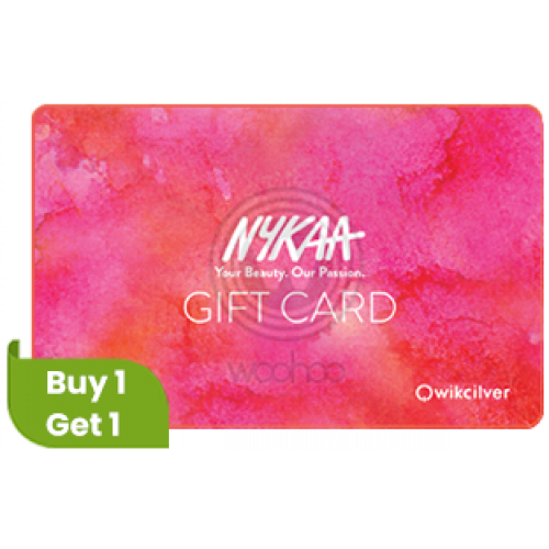 Nykaa Gift Card - Buy 1 Get 1 Free