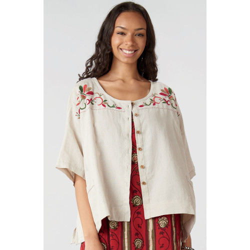 Deeksha Top - Flax