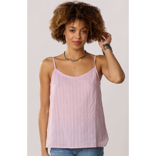 Adjustable Straps Cami - Quartz pink