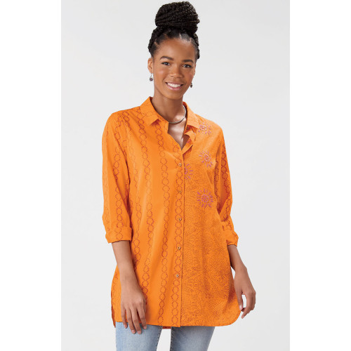 Sanaya Organic Shirt - Tangerine Sanaya Organic Shirt - Tangerine