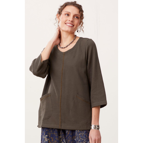 Prachi Top - Dark olive Prachi Top - Dark olive